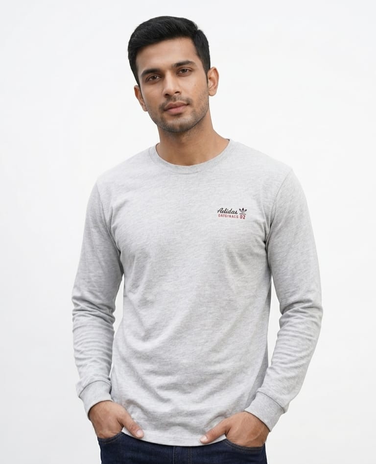 👕 Full Sleeves Fine Jersey T-Shirt – Lightweight & Premium Feel