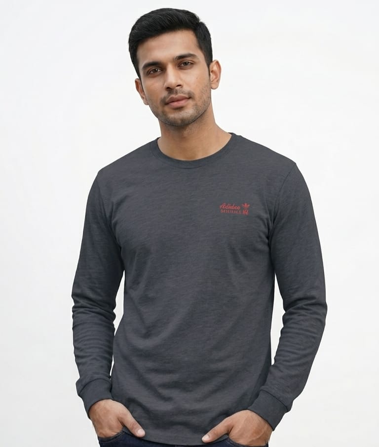 👕 Full Sleeves Fine Jersey T-Shirt – Lightweight & Premium Feel