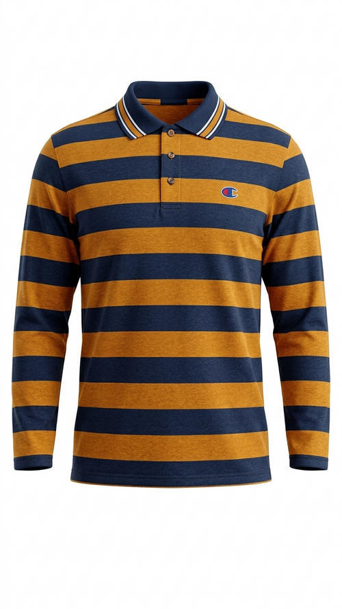 👕 Premium Striped Polo – Smart & Stylish Look