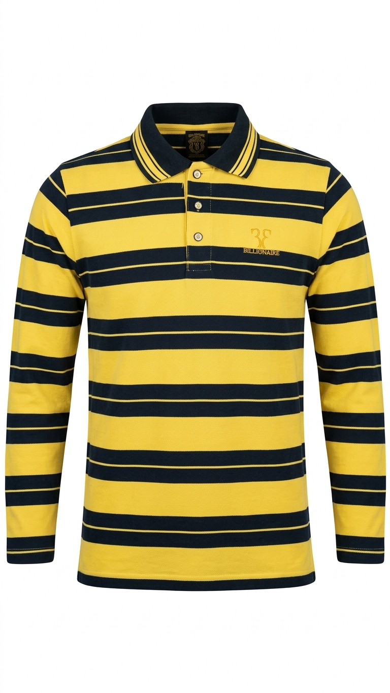 👕 Premium Striped Polo – Smart & Stylish Look
