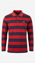 👕 Premium Striped Polo – Smart & Stylish Look
