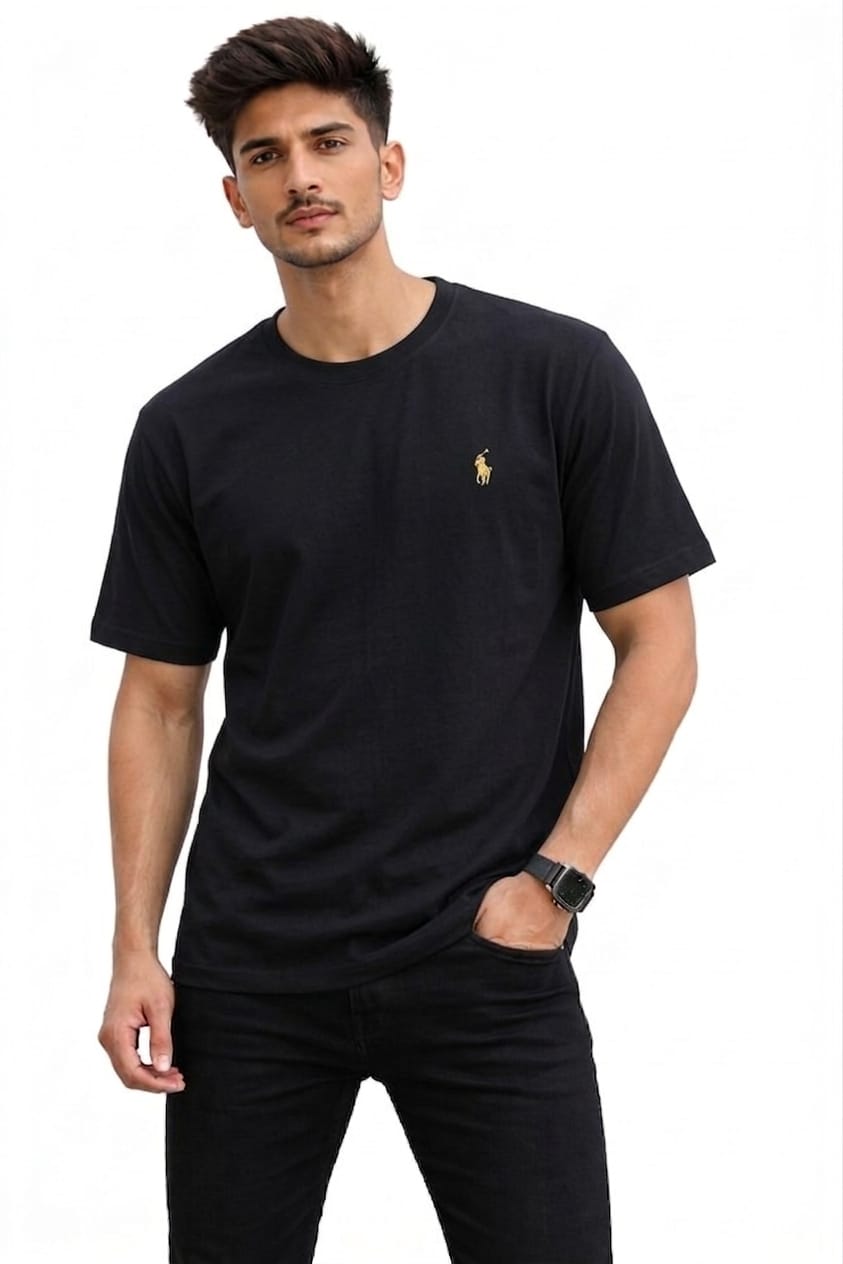 👕 Fine Jersey Polo T-Shirt – Clean & Premium Everyday Look