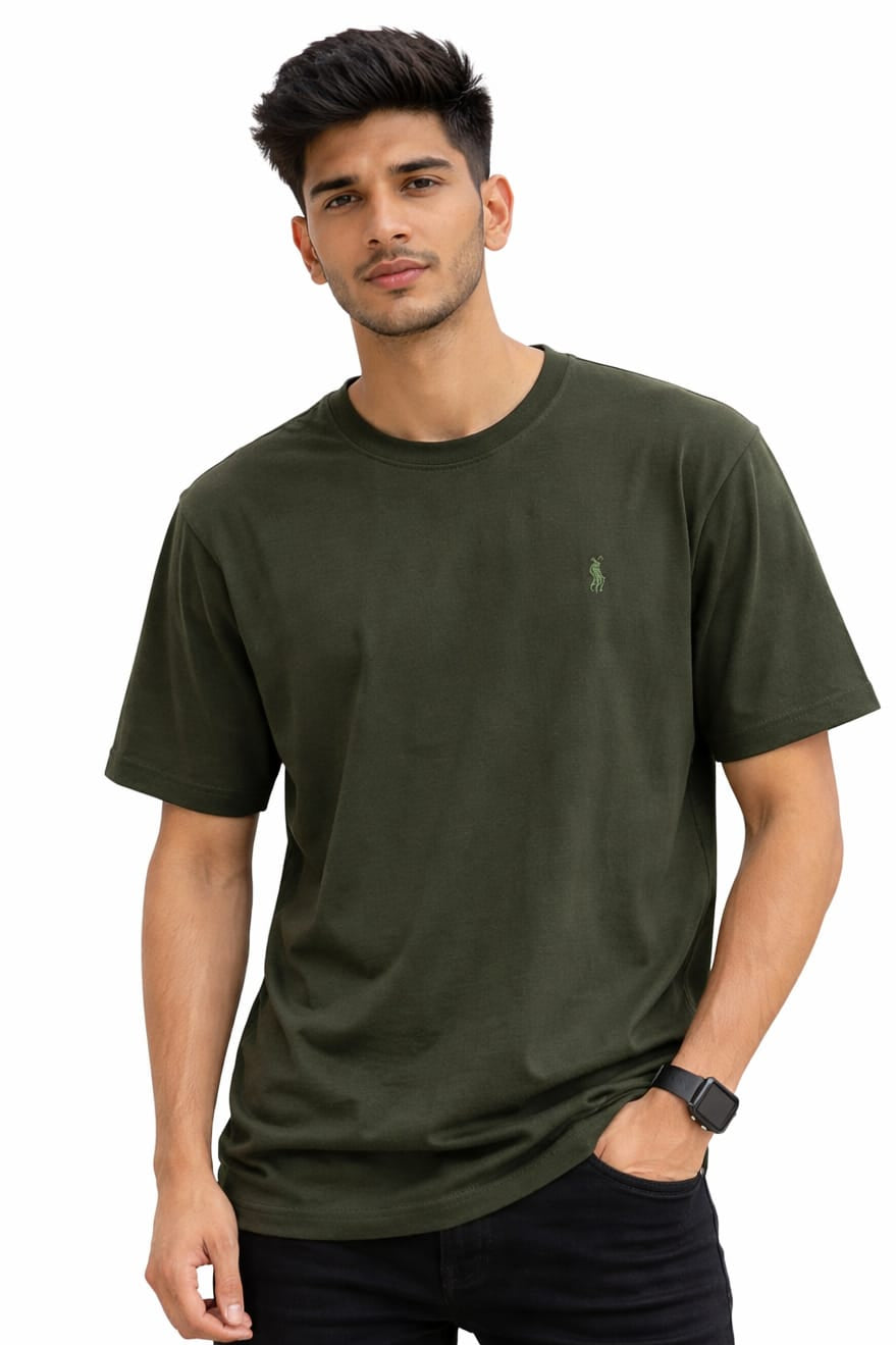 👕 Fine Jersey Polo T-Shirt – Clean & Premium Everyday Look